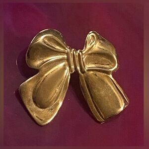 Vintage Costume Bow Brooch #9185